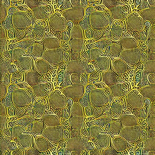 Image similar to beautiful and artistic mycelium on a fantastic planet and unusual inhabitants of the oceans, protozoa, amoeba, diatoms, highly detailed, pattern with optical illusion, tiling texture repeating fabric pattern