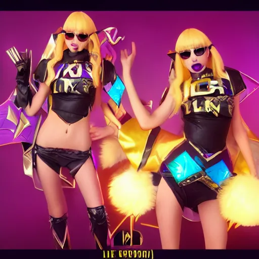 Image similar to k / da from league of legends