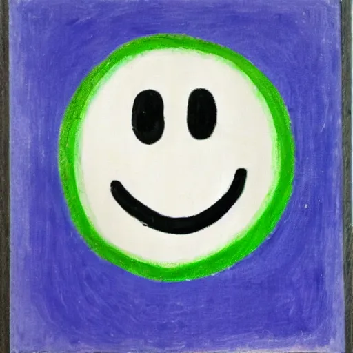 Prompt: of smiley face painted by matisse