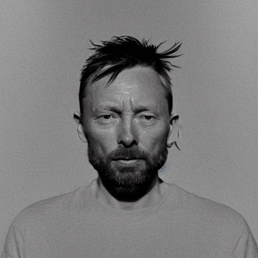 Prompt: Thom Yorke pyramid, a photo by John E. Berninger, trending on pinterest, private press, associated press photo, angelic photograph, masterpiece