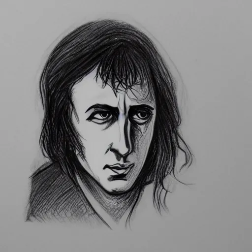Image similar to Drawing of Chopin, cyberpunk style