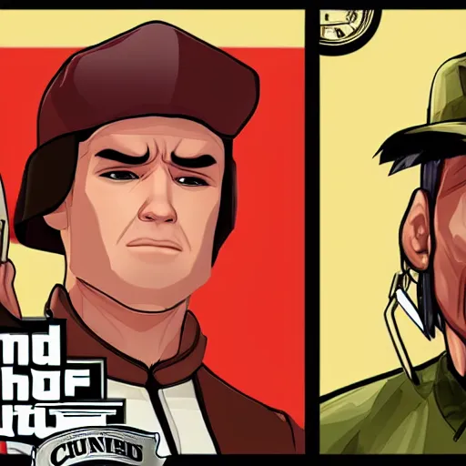 Image similar to gta chinatown wars art style as christopher columbus, hyperrealistic, rgba colors, remove duplicate content, justify contents center.