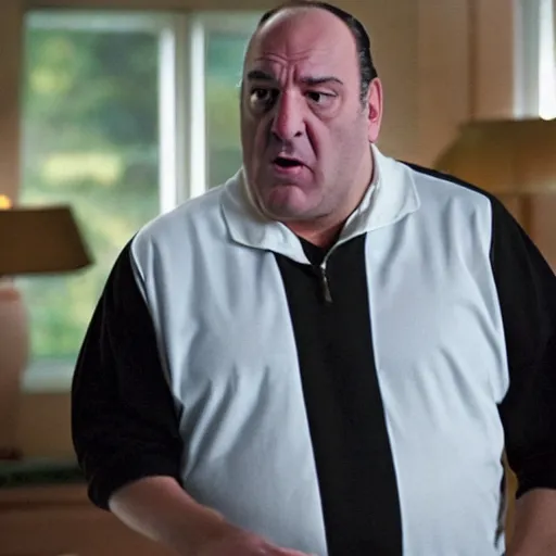 Prompt: an angry tony soprano finding out all the gabagool is gone, 8 k, high definition, highly detailed, photo - realistic