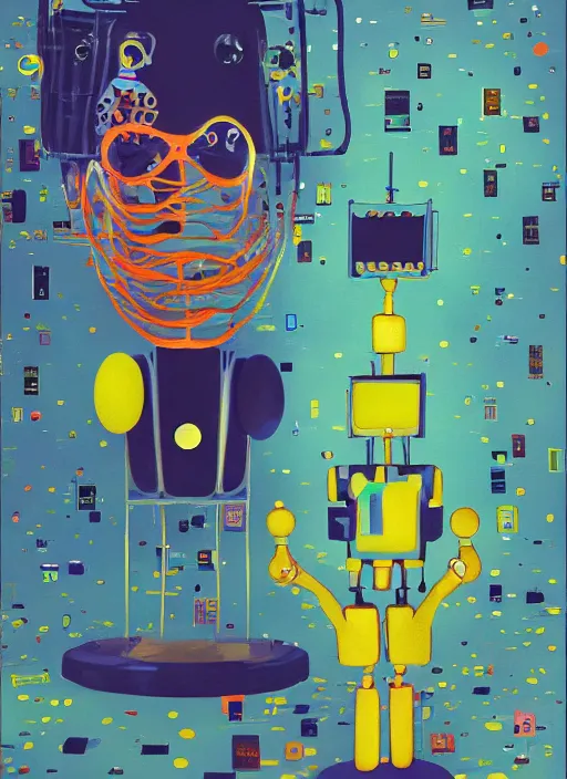 Image similar to professional art magazine photograph of a surreal contemporary art sculpture of a modular robot, by jack gaughan, by hikari shimoda, by masaaki yuasa