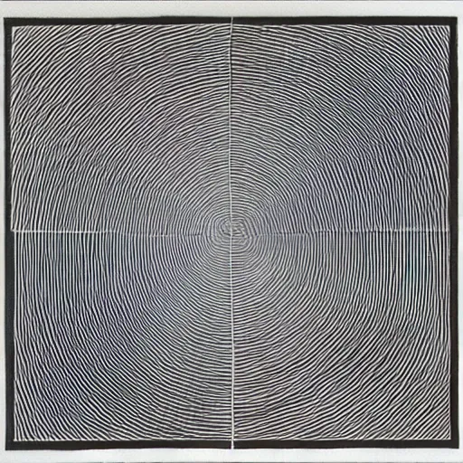 Image similar to sol lewitt wall drawing in pencil