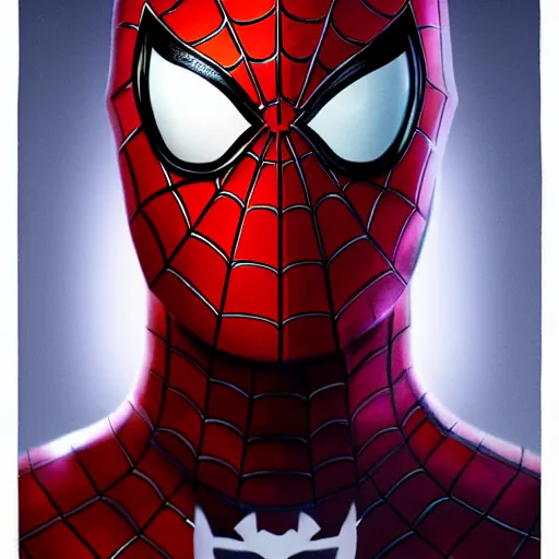 Image similar to face icon stylized minimalist spider - man, loftis, cory behance hd by jesper ejsing, by rhads, makoto shinkai and lois van baarle, ilya kuvshinov, rossdraws global illumination