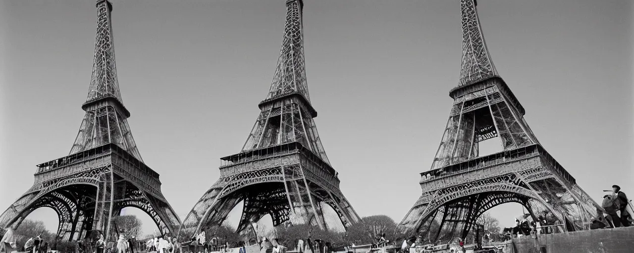 Prompt: construction of the eiffel tower with spaghetti, canon 1 0 mm, photography, film, kodachrome