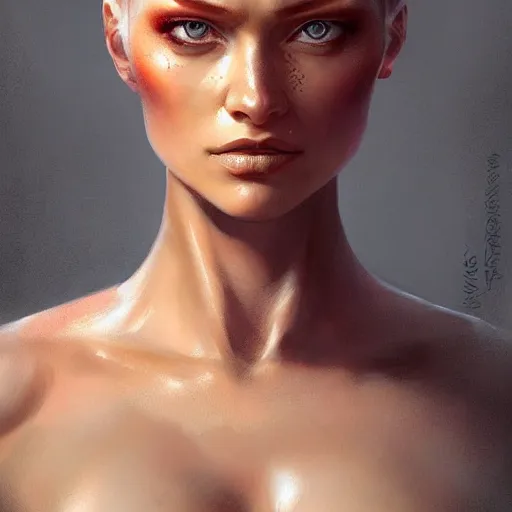 Image similar to a human female, by dorian cleavenger, greg rutkowski, wlop, astri lohne, zdzisław beksinski trending on artstation