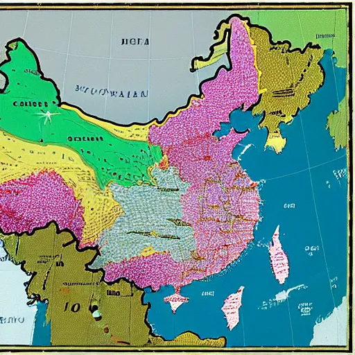 Image similar to china map with names