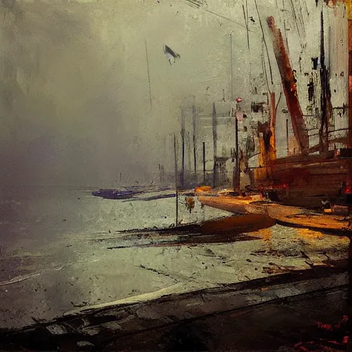 Prompt: toronto islands painting by jeremy mann