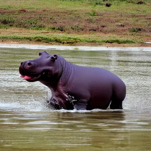 Image similar to hippo dog