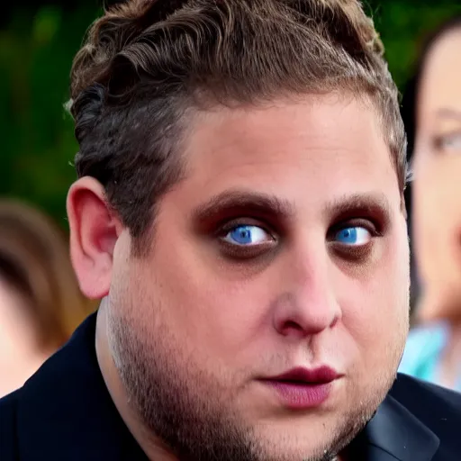 Image similar to jonah hill being annoyed rubbing his eyes