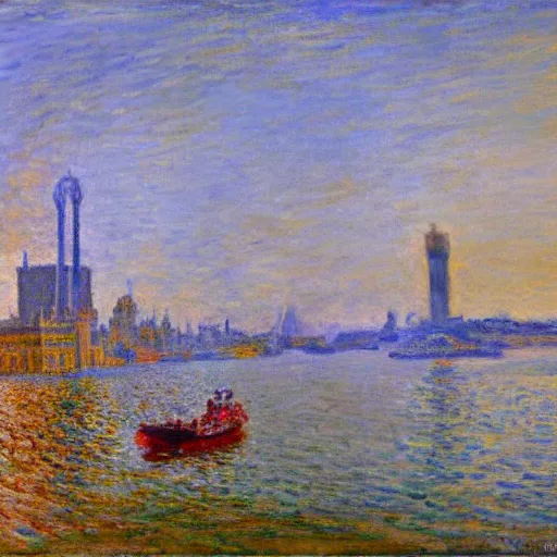 Prompt: Liverpool in the style of Monet