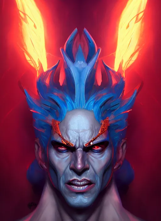 Image similar to the god hades, hellish, portrait, sharp focus, digital art, concept art, dynamic lighting, subsurface scattering, photoreal, trending on artstation, by emylie boivin 2. 0, artgerm 0. 5, rossdraws 1. 0