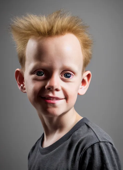 Prompt: portrait photo still of real life young beavis, 8 k, 8 5 mm, f. 1 4