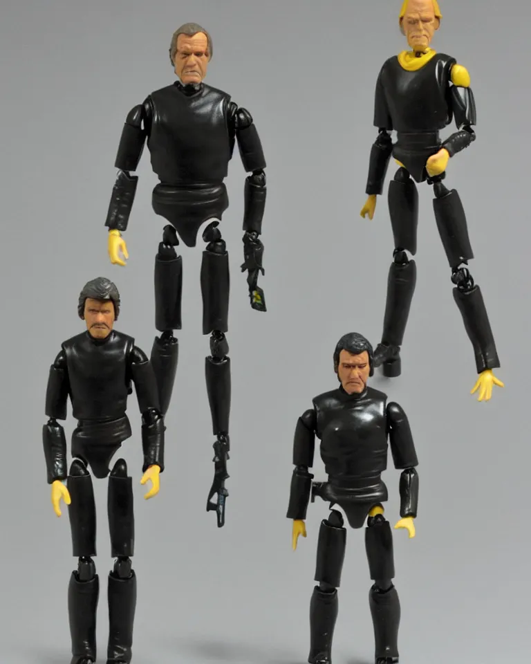 Image similar to photo of a kenner 1 9 8 0's action figure, five points of articulation, normal human proportions, sci - fi, 8 k, full body