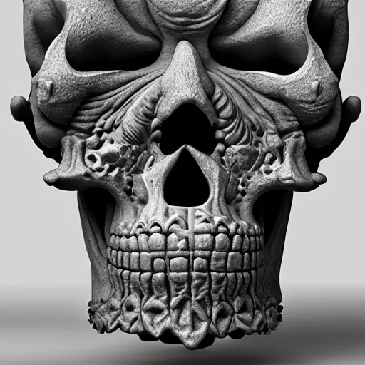 Image similar to fractal skull afro third eye art art by machina infinitum, infinite intricacy, rendered in octane, mandelbulb 3 d, ambient occlusion, macro photography