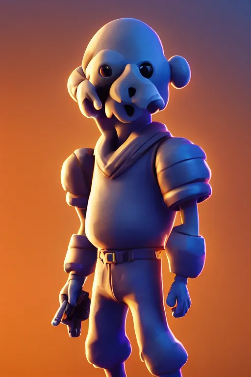 Prompt: epic fornite hero character design fanart by concept artist gervasio canda battle royale kaws by ben shafer, mark van haitsma, anton migulko, airborn studios, drew hill, joa £ o bragato and mark behm. radiating a glowing aura global illumination ray tracing hdr render in unreal engine 5