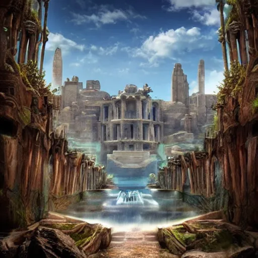 Image similar to lost city of atlantis