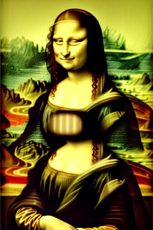 Prompt: mona lisa by van gogh