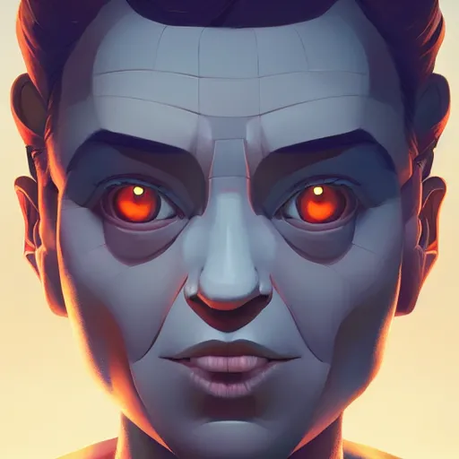 Image similar to face icon stylized minimalist total recall, loftis, cory behance hd by jesper ejsing, by rhads, makoto shinkai and lois van baarle, ilya kuvshinov, rossdraws global illumination