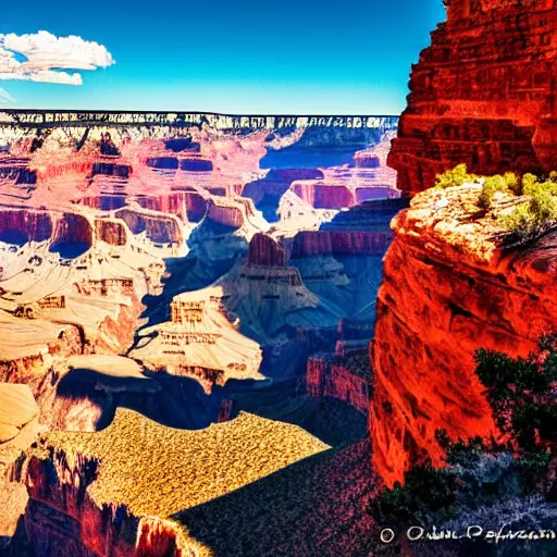 Prompt: fine art photography of the grand canyon arizona