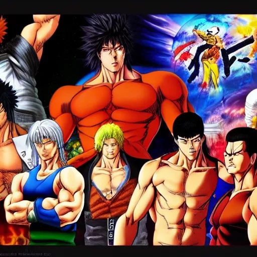 Image similar to fist of the north star, digital painting masterpiece, painted by joji morikawa, by osamu tezuka, by yukito kishiro, by ikuto yamashita, 4 k wallpaper, beautiful, gorgeous