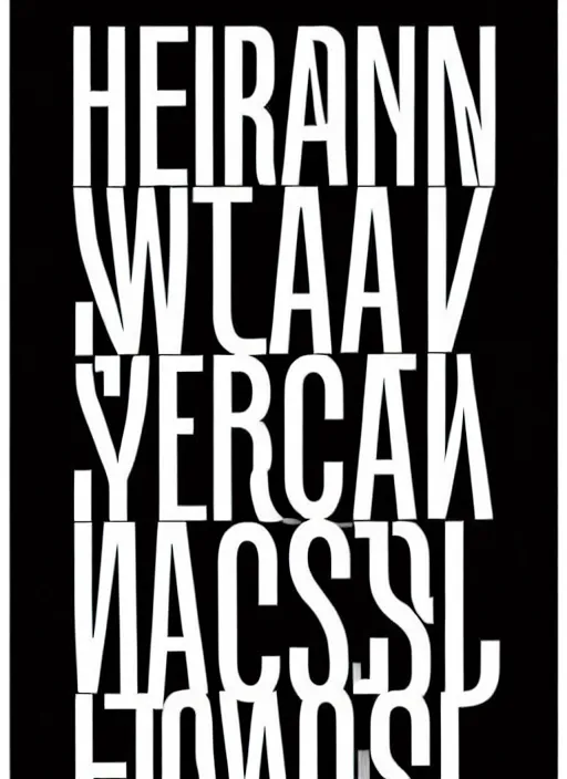 Image similar to helvetica typography poster by walter marti, typography