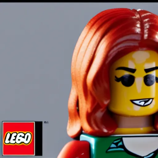 Prompt: lego ideas series'emma watsons head'cover shot promo, 8 k