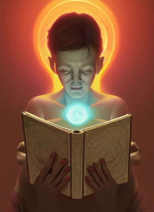 Prompt: centered painted portrait, face of a classical alien reading a book about humans, gloomhaven, matte painting concept art, art nouveau, beautifully backlit, swirly vibrant color lines, muted and dull colors, aesthetic octane render, 8 k hd resolution, by ilya kuvshinov and cushart krentz and gilleard james