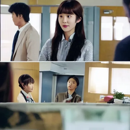 Image similar to movie still of the actress shin sae kyeong in the tv show the office