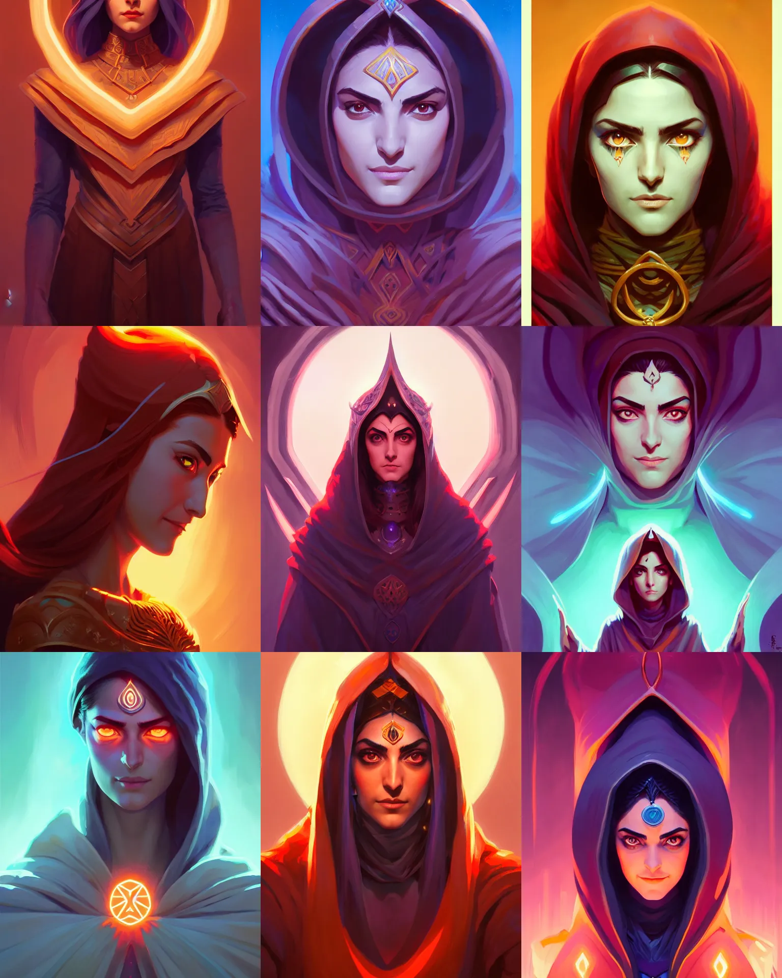 Prompt: symmetrical centered painted portrait, Maya Ali as a Elden Ring mage, matte painting concept art, official fanart behance hd artstation by Jesper Ejsing, by RHADS and Makoto Shinkai and Lois van baarle and ilya kuvshinov and rossdraws