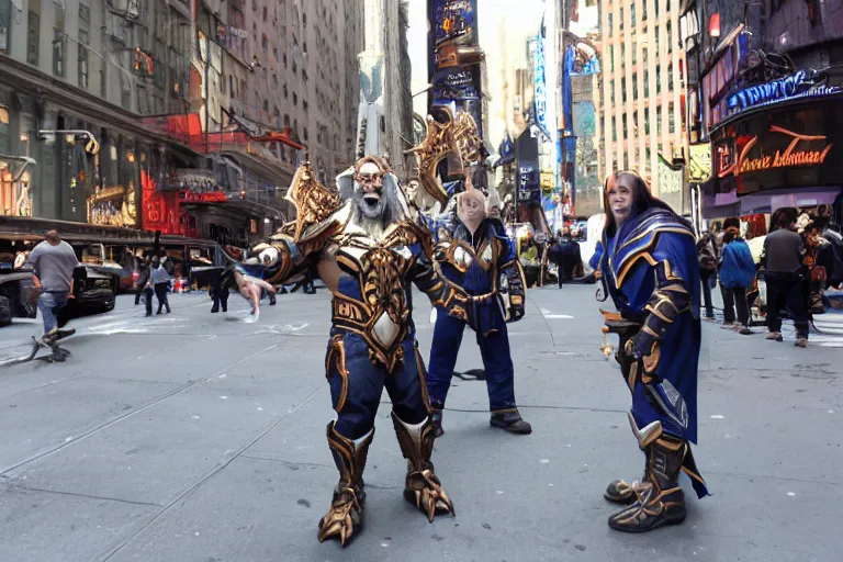 Image similar to c'thun from world of warcraft in new york city