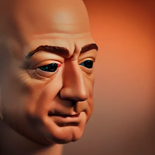 Image similar to “ very very intricate photorealistic photo of a jeff bezos funko pop, detailed studio lighting, award - winning crisp details ”