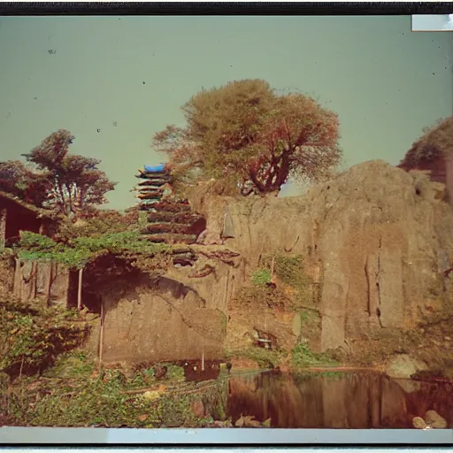 Prompt: yaoguai, 1 6 mm film, autochrome