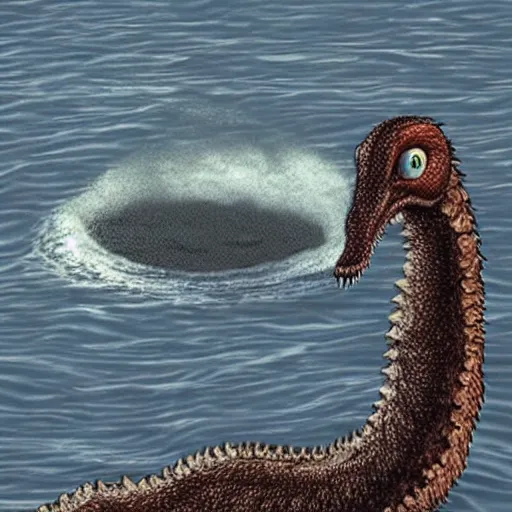 Prompt: the lockness monster