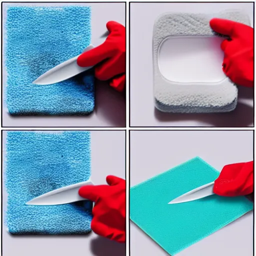 Image similar to microfibre cloth. matte painting. cleaning utensil