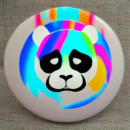 Prompt: panda unicorn hybrid. bright colors, smooth gradients