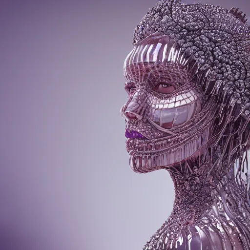 Image similar to the queen of crystals, 4 k, intricate detailed, jaw dropping, gorgeous, surreal, octane render