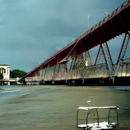 Image similar to still of ile de re bridge, in american psycho ( 1 9 9 9 )