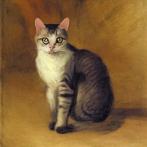 Image similar to cat by william turner