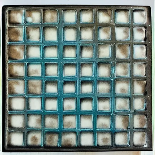 Image similar to mixed media vaporous bakeware 5 x 5 grid