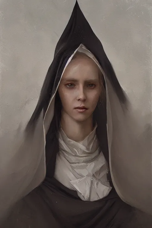 Image similar to catherine of siena by Greg Rutkowski, painting, portrait, trending on artstation