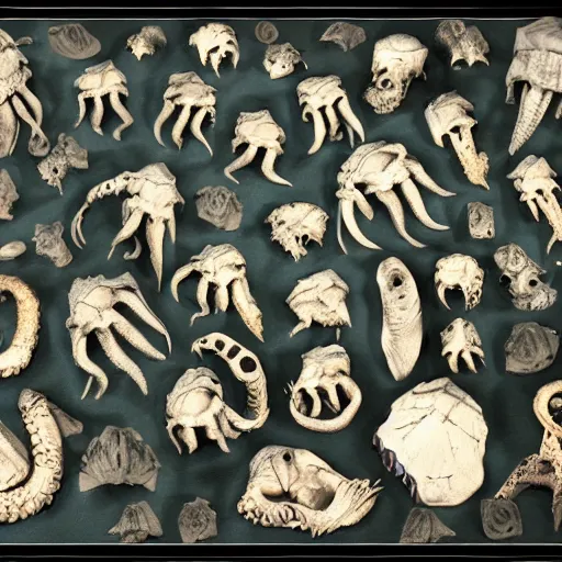 Image similar to cthulhu fossils