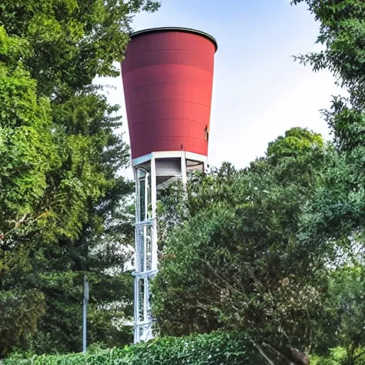 Prompt: AirBNB listing for the WB Watertower, website screenshot