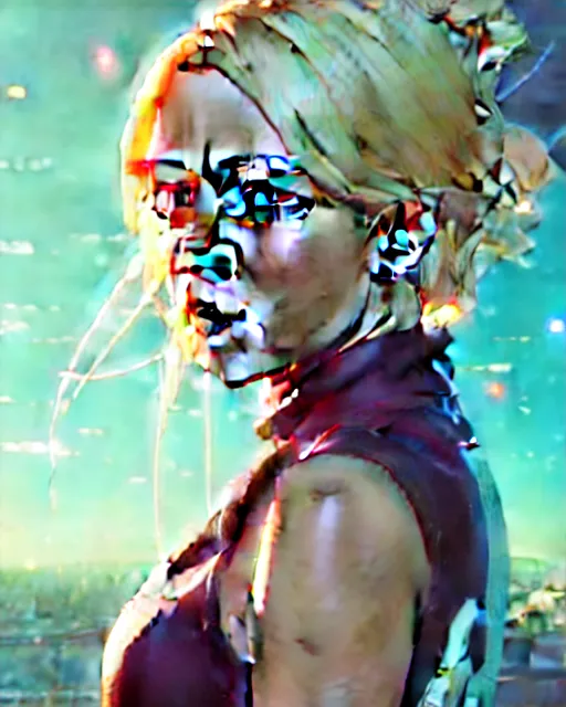 Image similar to highly detailed portrait of britney spears as an anime character, stephen bliss, unreal engine, greg rutkowski, loish, rhads, beeple, makoto shinkai and lois van baarle, ilya kuvshinov, rossdraws, tom bagshaw, alphonse mucha, global illumination, detailed and intricate environment