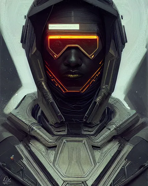 Prompt: detailed portrait atreides, cyberpunk futuristic, reflective coats, decorated with traditional dune ornaments by ismail inceoglu dragan bibin hans thoma greg rutkowski alexandros pyromallis nekro rene maritte illustrated, perfect face, fine details, realistic shaded, fine - face, pretty face