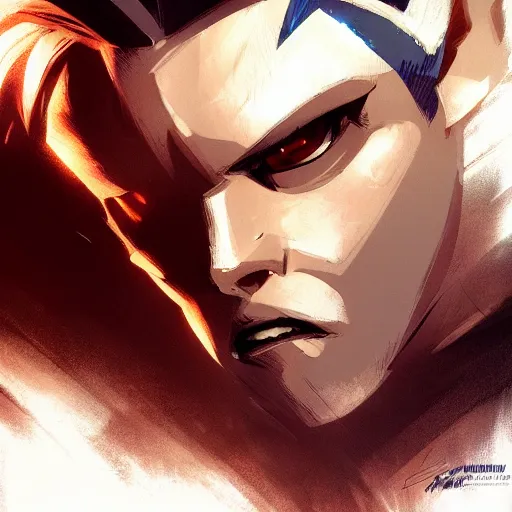 Vega from Street Fighter 2 by pixiv, by Ilya, Stable Diffusion