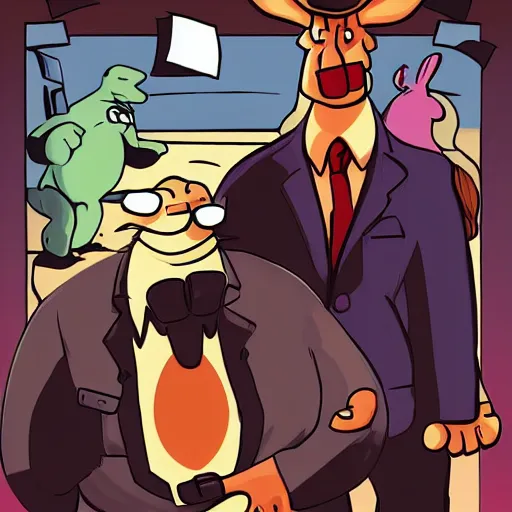 Prompt: Sam and Max Freelance Police as humans