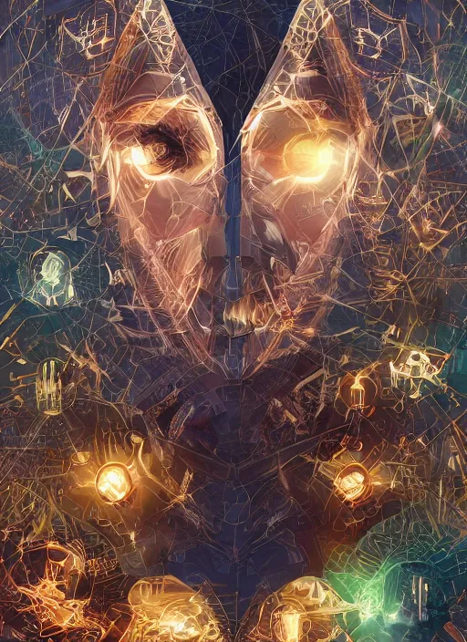 Prompt: symmetry!! product render poster puzzle cube scifi, glowing lights!! intricate, elegant, highly detailed, digital painting, artstation, concept art, smooth, sharp focus, illustration, art by artgerm